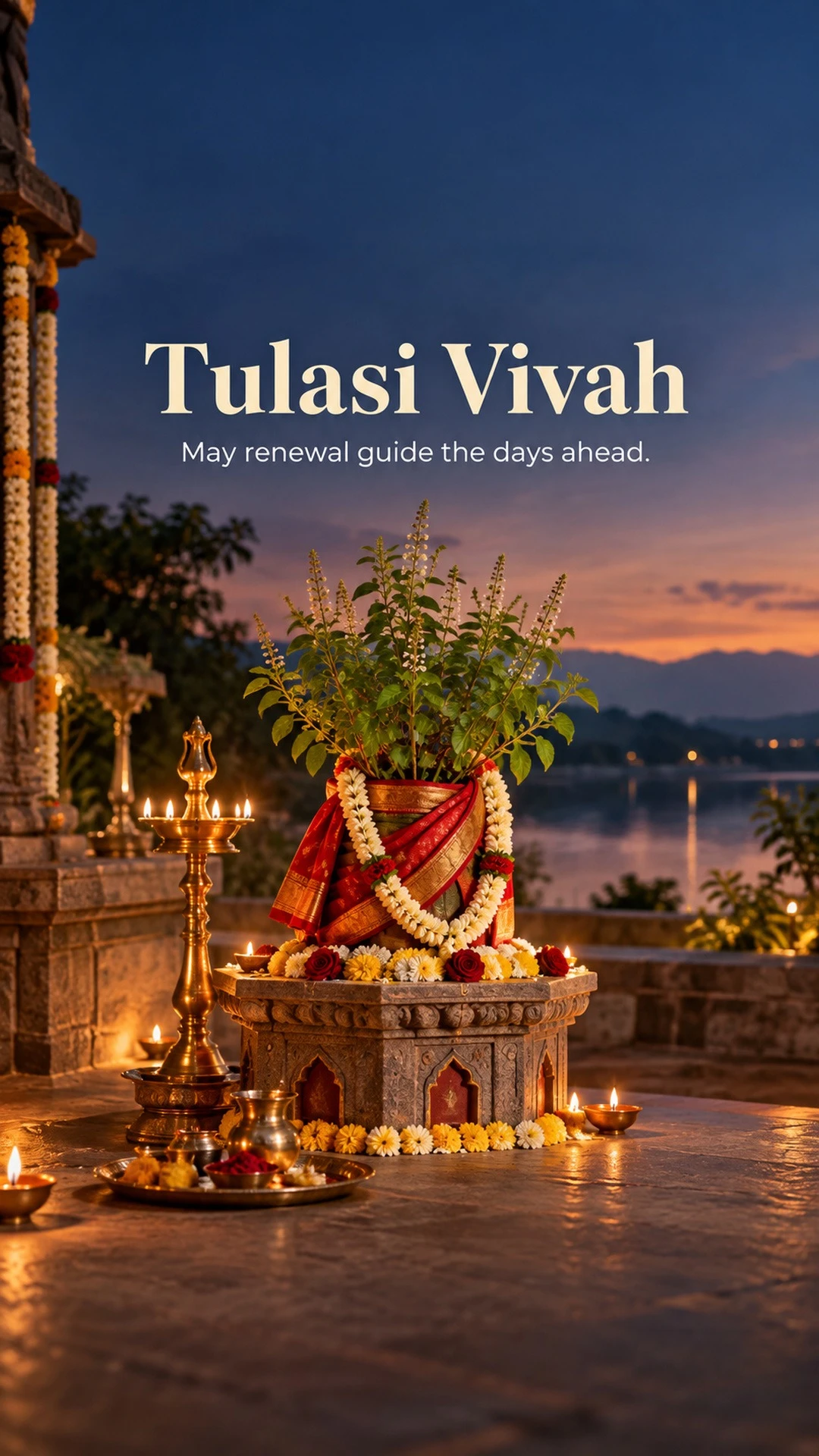 Tulasi Vivah - Tulasi Vivah Invitation Template by Reel Invite