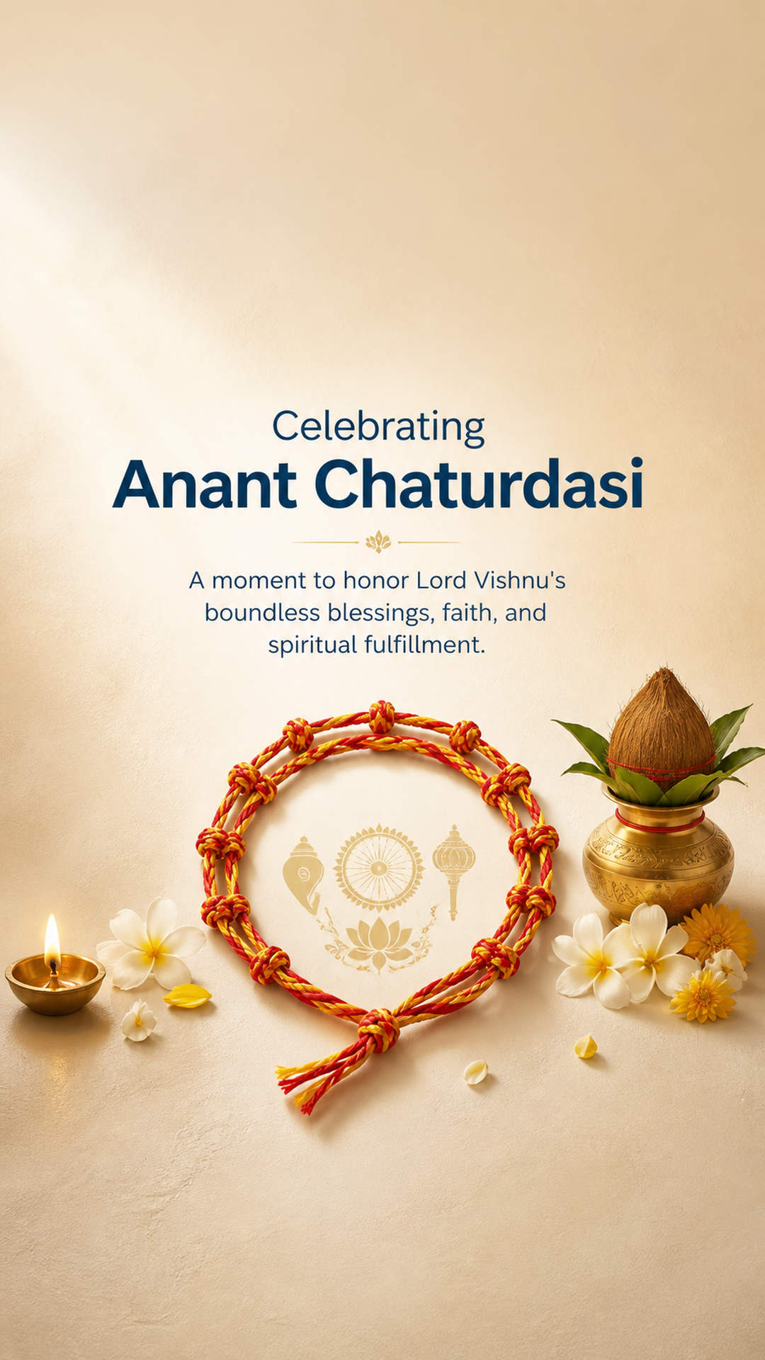 Anant Chaturdasi - Anant Chaturdasi Invitation Template by Reel Invite