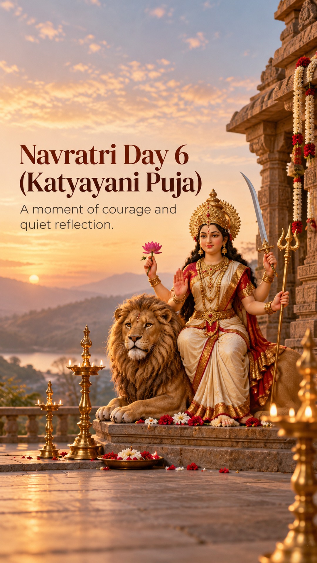 Navratri Day 6 (Katyayani Puja)