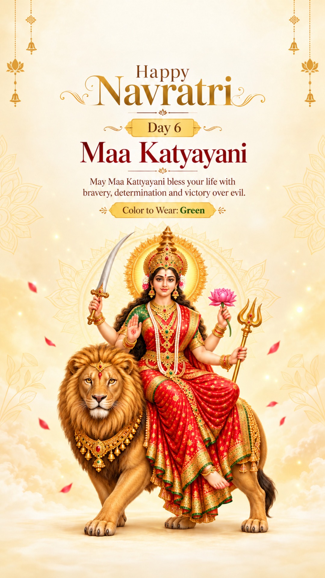 Navratri Day 6 (Katyayani Puja)