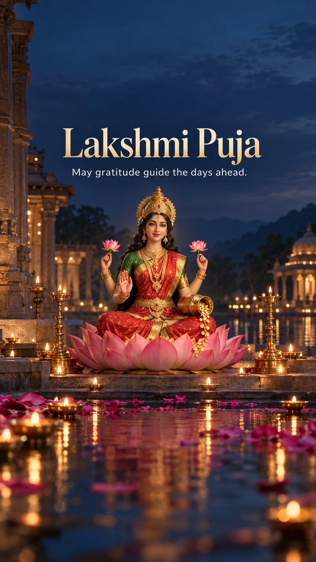 Lakshmi Puja - Lakshmi Puja Invitation Template by Reel Invite