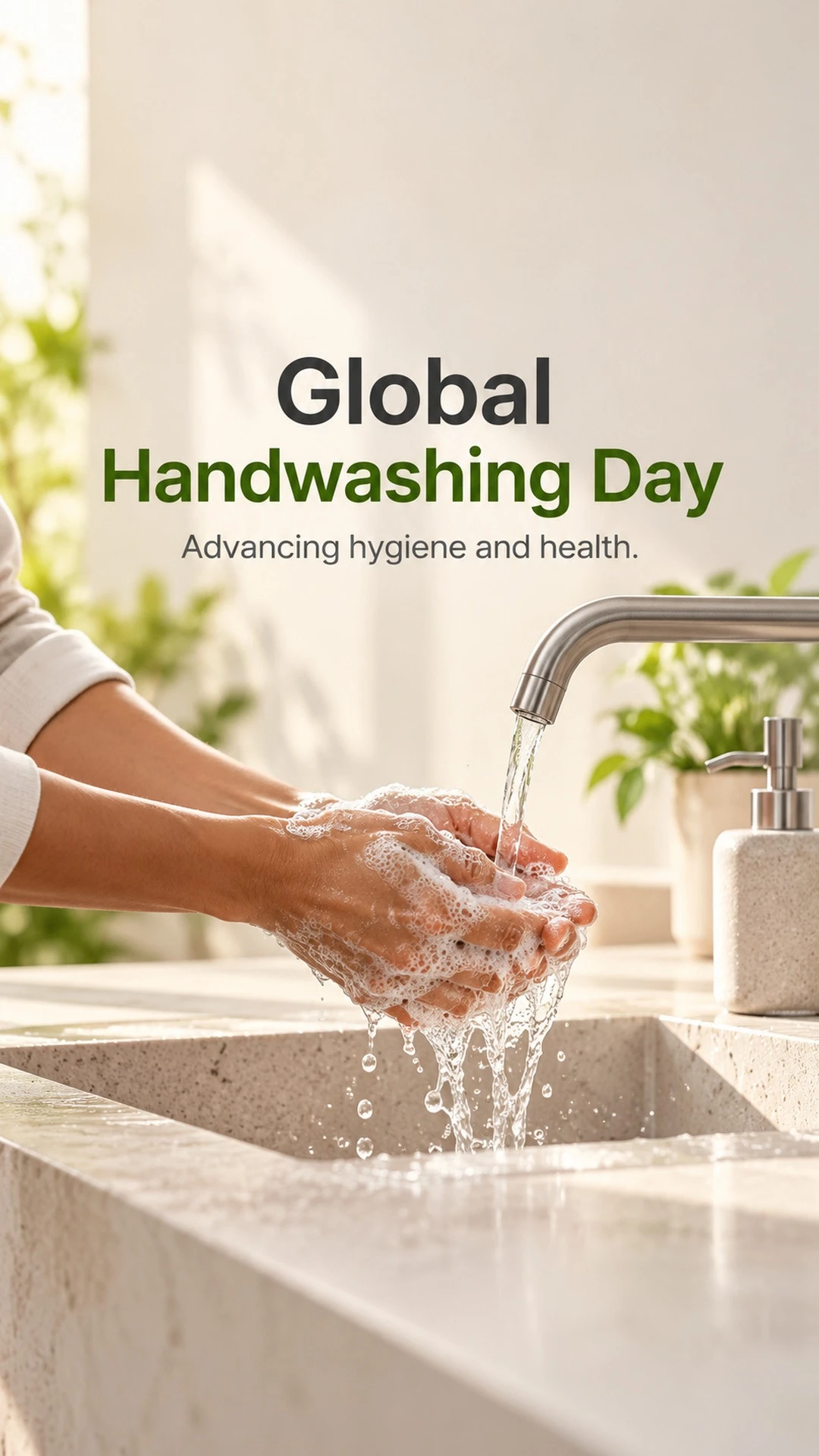 Global Handwashing Day - Global Handwashing Day Invitation Template by Reel Invite